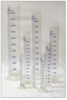 Sklenená valcovitá odmerka 100 ml