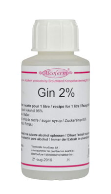Extrakt gin ALCOFERM 2% 100 ml 