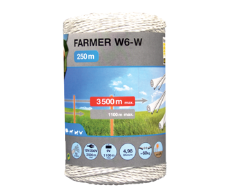 Vodivé lanko FARMER W6-W- 250 m (2,5 mm)