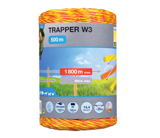 Vodivé lanko TRAPPER W3- 500 m (1,8 mm)