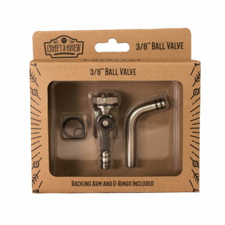 Guľový ventil 3/8 "pre Catalyst fermentačný systém