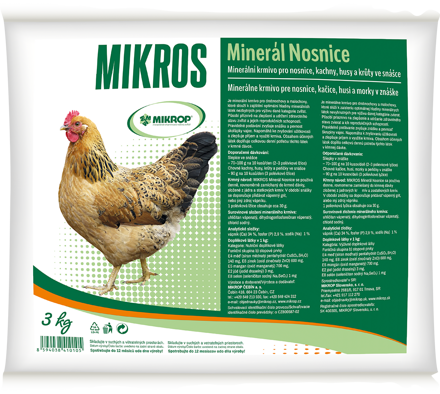 MIKROS  Minerál Nosnice, 3kg