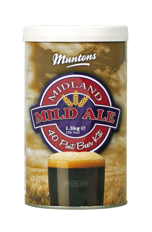 Sada na výrobu piva MUNTONS midland mild 1.5kg Sada na výrobu piva MUNTONS midland mild 1.5kg