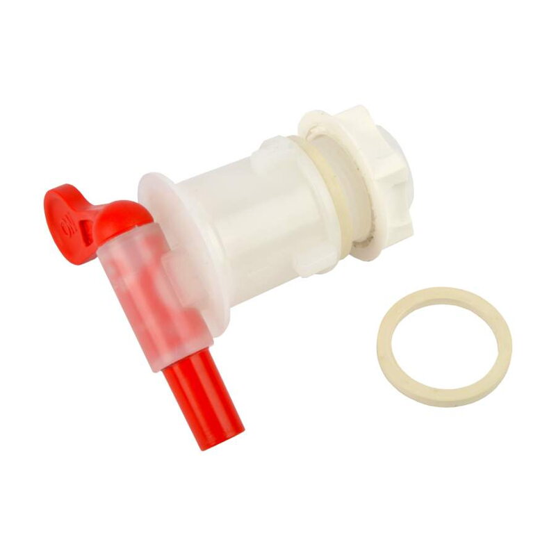 Kohútik z PVC + spätná matica Kohútik z PVC + spätná matica