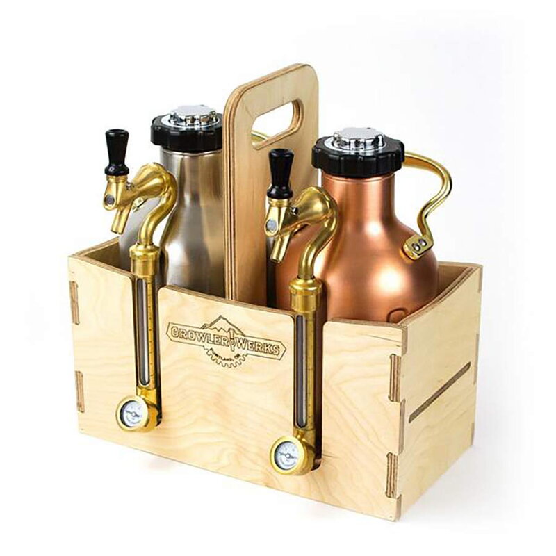 GrowlerWerks uKeg™ 128 drevená debnička